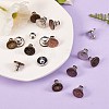 16 Sets 4 Styles Alloy Scalable & Removable Jean Button BUTT-SZ0001-09-3