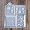 Patchwork House Christmas DIY Pendant Decoration Silicone Molds DIY-M057-01A-2