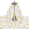 Flower Pattern Milk Fiber Mesh Fabric DIY-WH0888-09C-1