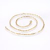304 Stainless Steel Box Chain Necklaces NJEW-F226-07G-02-1