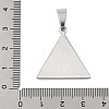 304 Stainless Steel Pendants STAS-D112-10AS-3