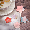 4 Bags 4 Style Natural Wooden Cabochon WOOD-CA0001-22-4