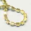 Golden Tone Iron Acrylic Claw Chains CHC-R007C-52-3