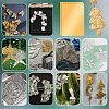 Rectangle Tinfoil Paper Sheets for Craft Engraving LS-DIY-WH0671-302B-02-5