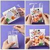 100Pcs 10 Colors Halloween Theme Plastic Bakeware Bag OPP-YW0001-05-4