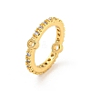 Brass Micro Pave Cubic Zirconia Bead Frame KK-P277-40G-1