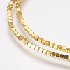 Grade AA Non-Magnetic Synthetic Hematite Bead Strands X-G-G652-19G-1