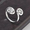 304 Stainless Steel Cuff Open Rings RJEW-D357-04P-4