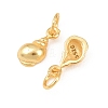 925 Sterling Silver Shell Shape Charms STER-I023-01G-03-2