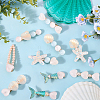 2 Bags 2 Styles Resin & Alloy Alligator Hair Clips AJEW-CY0001-39B-3