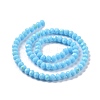 Electroplate Opaque Solid Color Glass Beads Strands LS-EGLA-A034-P6mm-L11-2
