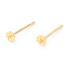 925 Sterling Silver Stud Earring Findings STER-P047-07G-1