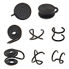 8Pcs 4 Styles Stainless Steel Cuff Earrings EJEW-HS0001-10EB-1