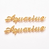 Golden Plated Alloy Cabochons PALLOY-WH0068-08K-2