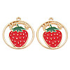 Alloy Enamel Pendants LS-ENAM-S126-102-NR-2