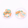 PVC Plastic with Resin Cabochons KY-CJC0004-04D-1