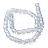 Electroplate Glass Beads Strands EGLA-L045-E-PL03-3