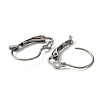 316 Surgical Stainless Steel Leverback Earring Findings STAS-WH0002-73B-2