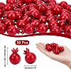 Mini Foam Imitation Pomegranate LS-DJEW-WH0038-31-2