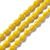 Faceted Glass Beads Strands GLAA-E037-02C-1