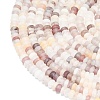 Natural Violet Strawberry Quartz Beads Strands G-P575-A57-4x2mm-3