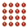 Golden Plated Alloy Enamel Charms LS-X-ENAM-S118-03Y-2