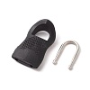 Plastic Zipper Pull Charms LS-FIND-WH0051-82B-02-1