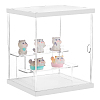 3-Tier Transparent Acrylic Minifigures Display Case ODIS-WH0043-68B-1