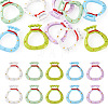 10Pcs 5 Colors Alloy Spring Gate Rings FIND-TA0008-59A-1