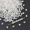 Bicone AB Color Plated Eco-Friendly Transparent Acrylic Beads TACR-A003-4mm-22-1