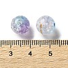 Transparent Crackle Acrylic Beads DACR-D300-01B-10mm-3