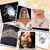 30Pcs 3 Styles Glass Rhinestone Cabochons RGLA-BBC0001-05-5