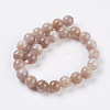 Natural Sunstone Beads Strands L-G-G099-12mm-14-2