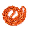 Opaque Glass Beads Strands GLAA-Q118-01B-C03-2