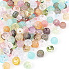 140Pcs 7 Colors Transparent Acrylic Beads OACR-TA0003-97-3