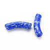 Opaque Spray Painted Acrylic Beads MACR-S372-002F-B02-2