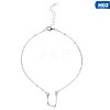 Twelve Constellation Alloy Crystal Rhinestone Link Chain Anklets for Women FS-WG97E4C-23-1