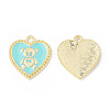 Alloy Enamel Pendants ENAM-G212-06G-01-1