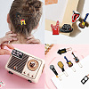 32Pcs 16 Styles Singer Theme PVC Plastic Cabochons FIND-CJ0002-55-7