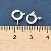 Brass Spring Ring Clasps KK-H532-24B-S-3