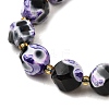 Natural Fire Crackle Agate Beads Strands G-U023-A17-01-4