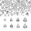 Yilisi 315Pcs 8 Style Teardrop-Shaped Cubic Zirconia Cabochons ZIRC-YS0001-02-15