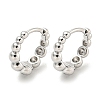 Brass Hoop Earrings EJEW-L211-010D-P-1
