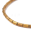 Glass Column Beaded Stretch Bracelet for Women BJEW-JB08625-01-4
