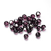 Faceted Round Glass Cabochons GGLA-L008A-25-2