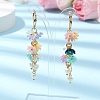 Resin & ABS Imitation Pearl Leverback Earrings EJEW-JE06264-1