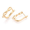 Brass Hoop Earring Findings KK-N267-24G-2
