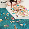  36Pcs 6 Colors Alloy Crystal Rhinestone Connector Charms FIND-TA0003-15-5