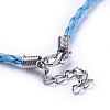 Imitation Leather Necklace Cords NCOR-R026-M-4
