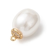 Shell Pearl Pendants PALLOY-JF05418-01-2